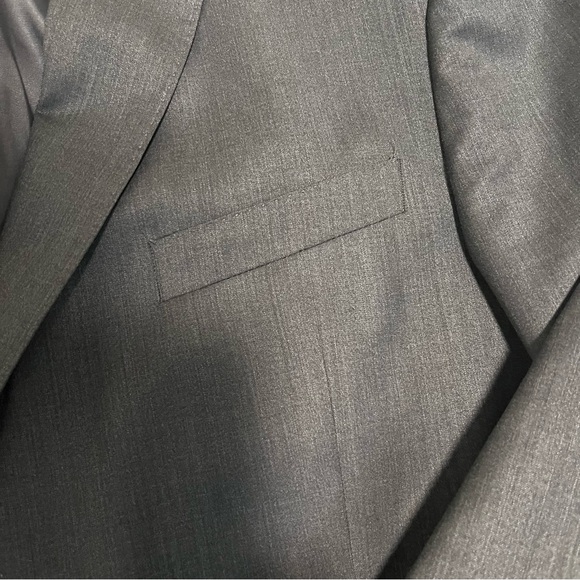 Ermenegildo Zegna Mens Gray 100% Wool Blazer/Sport Coat- Size 46 L (Read) - Picture 7 of 15